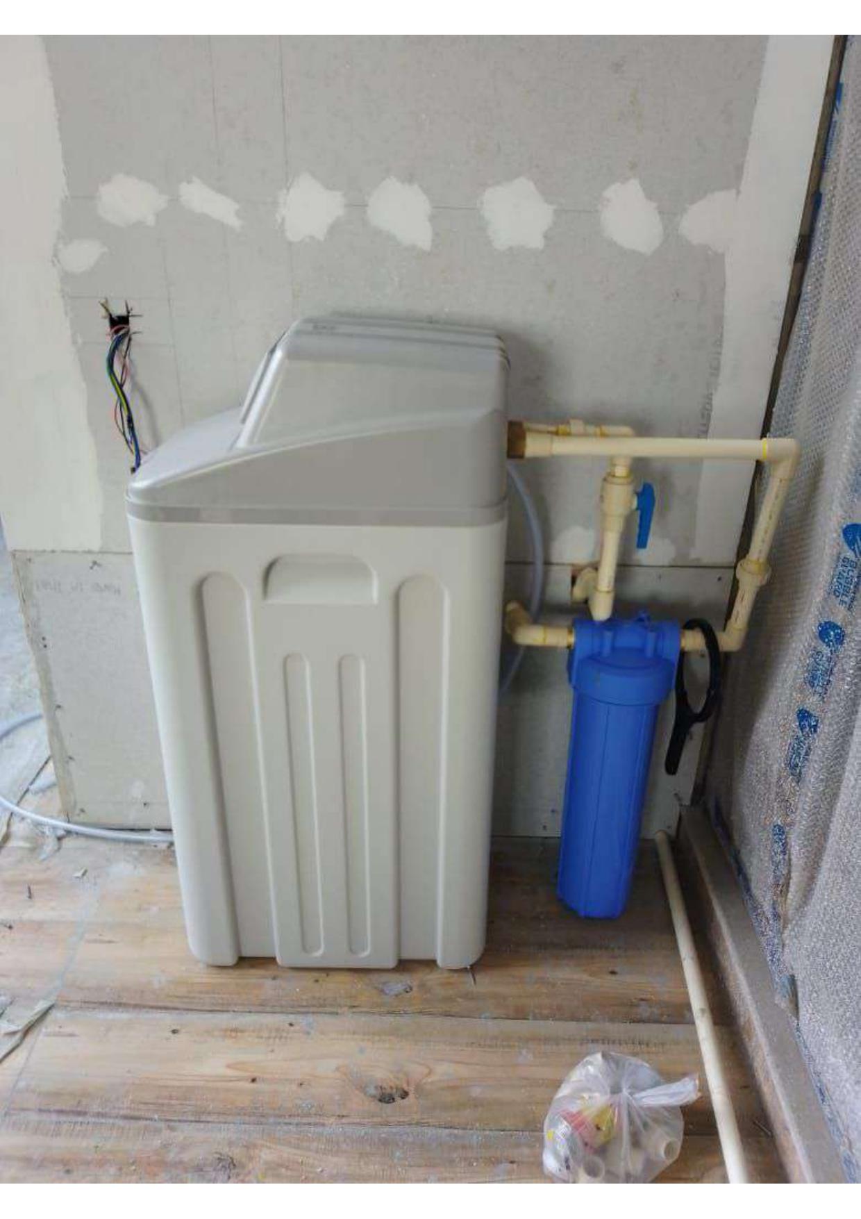 Water softener setup